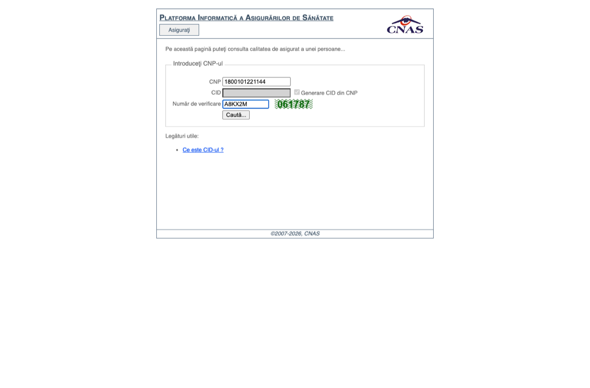 Introdu codul de verificare